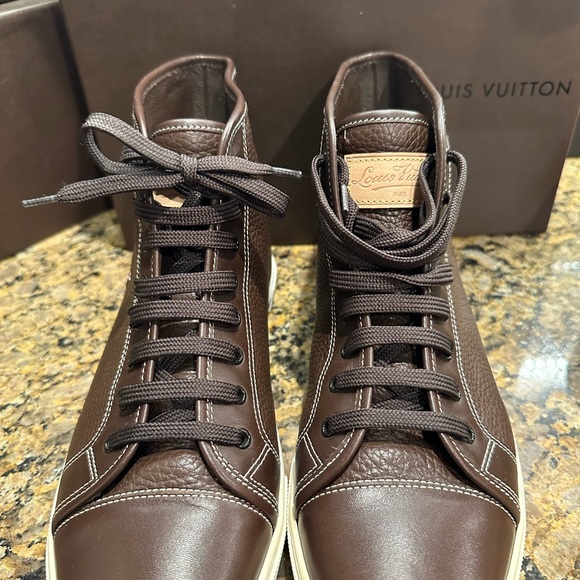 Louis Vuitton high top sneaker boots EUC 38 - Picture 5 of 9